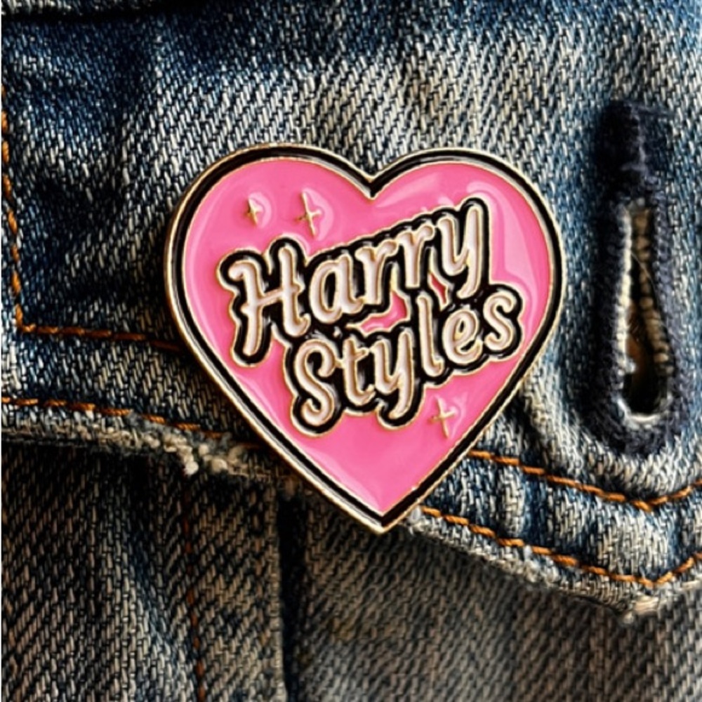 Harry Styles Heart Enamel Pin